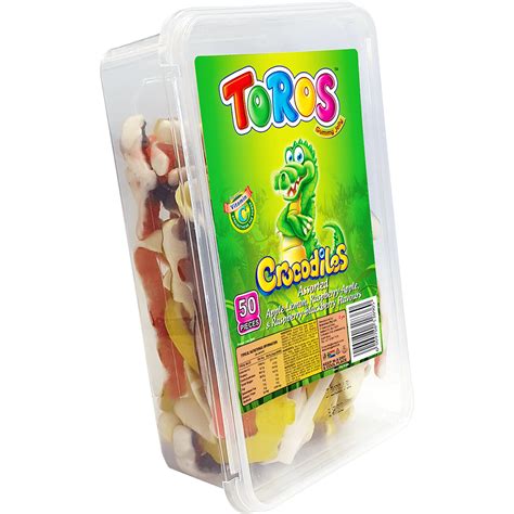 Toros Gummy Jelly – Crocodiles – Assorted Flavoured – Toros