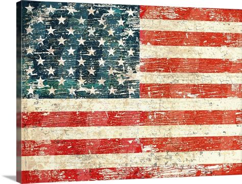 Worn USA Flag Wall Art, Canvas Prints, Framed Prints, Wall Peels ...