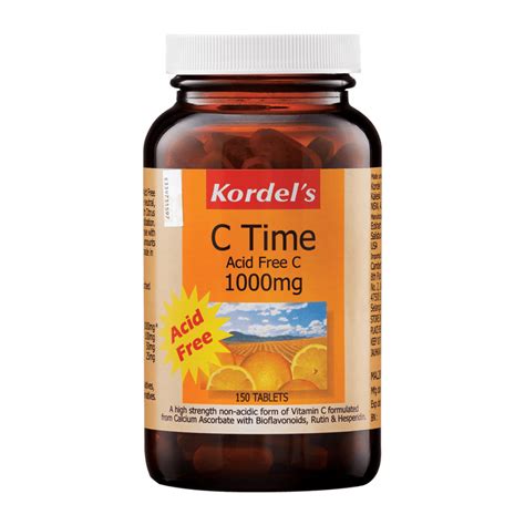 Kordel’s C Time Acid Free C 1000mg Tablet – Kordel's