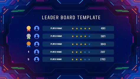 Leader Board PowerPoint Template - SlideBazaar