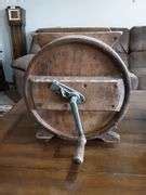 (2) Wooden Hand Cranked Butter Churns - Theurer Auction/Realty, LLC