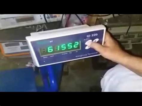 300 kg Weighing Scale Calibration | ID 220 Weighing Indicator Calibration - YouTube