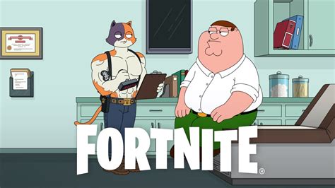 Peter Griffin Seeks Fitness Advice from Meowscles | Fortnite Hybrid ...