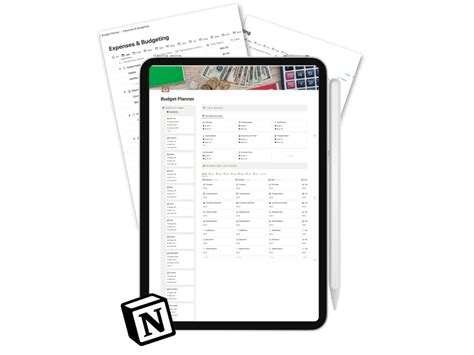 Budget Planner - Notion Template - The PLR Library