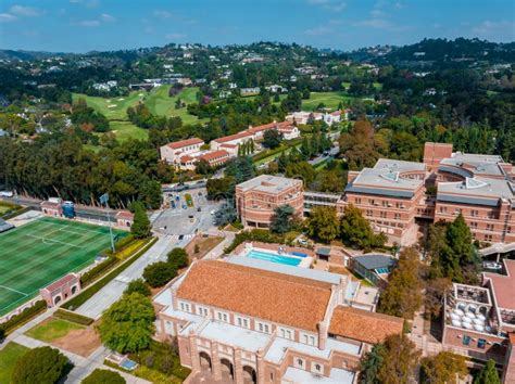 Aerial View of the Football Stadium at the University of California ...