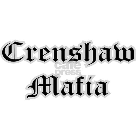 crenshaw mafia Bumper Sticker by fresh fly threads - CafePress