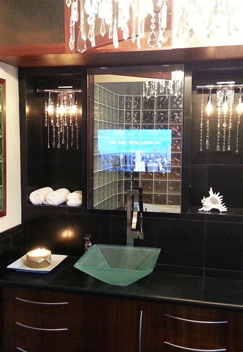 TV Embedded In Bathroom Mirror – Everything Bathroom