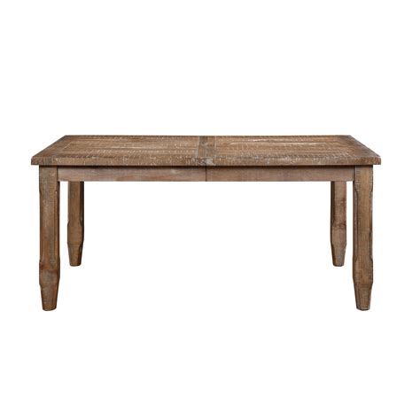 Steve Silver Riverdale RV700T Rustic Dining Table with 16-Inch Table Leaf | A1 Furniture ...