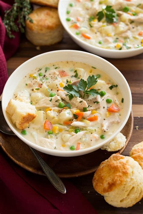 Chicken Pot Pie Soup - Cooking Classy