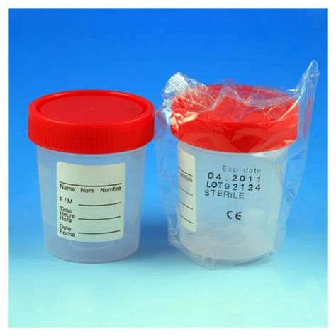 Urine Specimen Container, 120ml, with Separate Screw cap 500/cs - Cavala Scientific