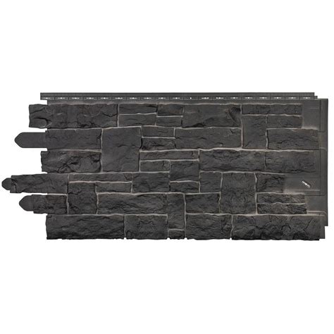 Novik Stacked Stone 45 in. x 20-1/4 in. Polymer Moka Vinyl Siding (10-Pack) – eX-tremes