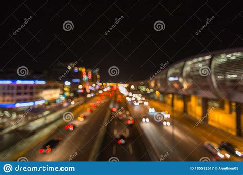 Abstract Blur and Bokeh of Traffic Stock Image - Image of colorful, cars: 185592617