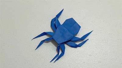 Origami Spider Instructions - How to Make an Origami Spider?