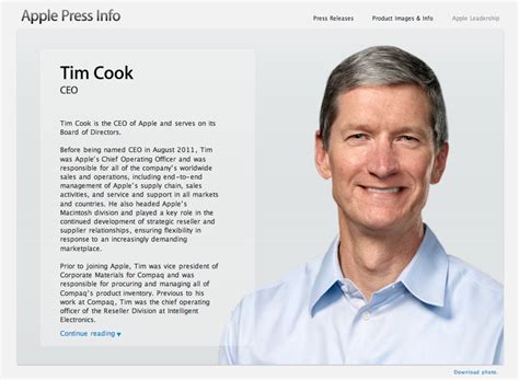 Meet Tim Cook, Apple’s New CEO