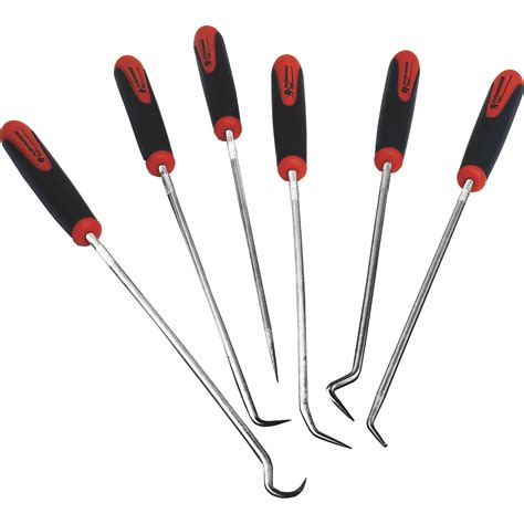 Performance Tool 6-Pc. Hook & Pick Set, Model# W942 | Northern Tool