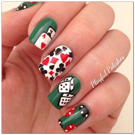 Board Games Inspired Nail art