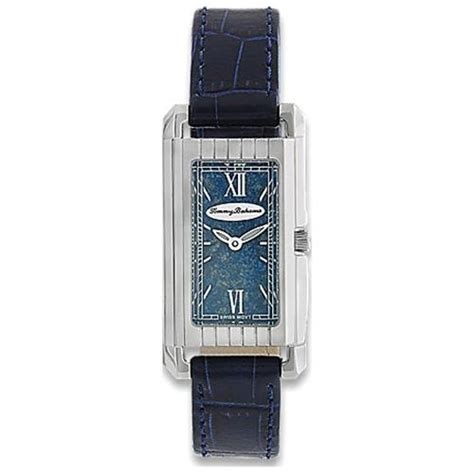 Tommy Bahama Analog Stainless Watch Blue Leather Strap Blue Dial Tb2122, $250 | buy.com | Lookastic