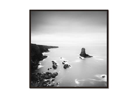 Gerald Berghammer - Irish Coast, Cliffs, Shoreline, Ireland, black and ...