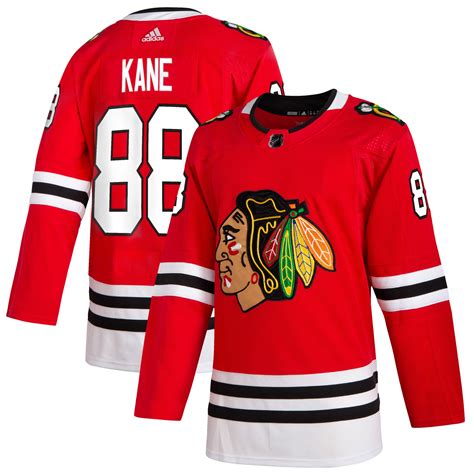 Men's Chicago Blackhawks Patrick Kane adidas Red Home Authentic Player Jersey