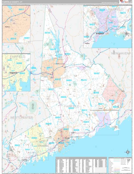 Fairfield County, CT Maps