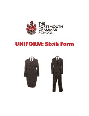 Portsmouth Grammar School Uniform - Fill Online, Printable, Fillable ...