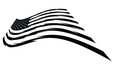 Tattered American Flag Vector at GetDrawings | Free download