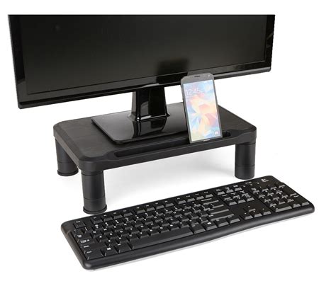 Mind Reader Small Plastic Monitor Stand Riser - QVC.com