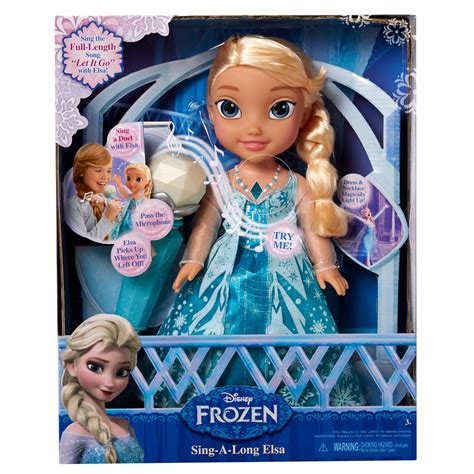 Amazon.com: Frozen Disney Sing-A-Long Elsa Doll: Toys & Games