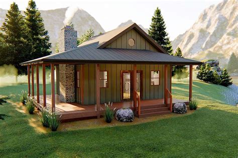 Clabber Creek Cabin - Mountain Home Plans from Mountain House Plans