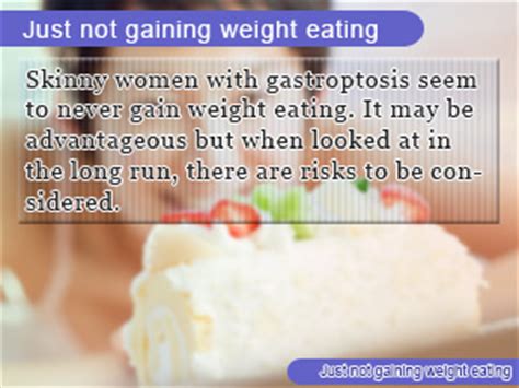 Gastroptosis in Women That Just Don’t Gain Weight Eating | Slism