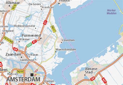 MICHELIN Volendam map - ViaMichelin