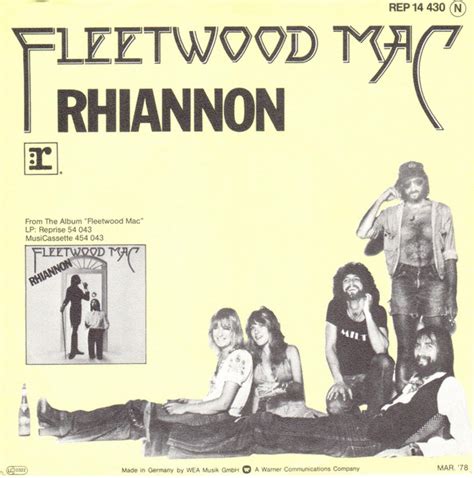 Fleetwood Mac – Rhiannon – Vinyl (7", Single, 45 RPM), 1978 [r2918448 ...