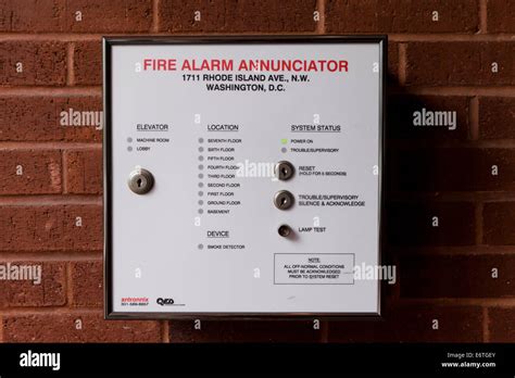 Commercial building Fire Alarm Annunciator - USA Stock Photo: 73069219 - Alamy