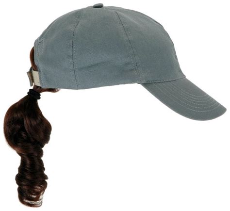 Just What You Always Wanted: A Baseball Cap With A Built-In Ponytail ...