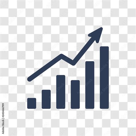 Increasing stocks icon vector Stock Vector | Adobe Stock