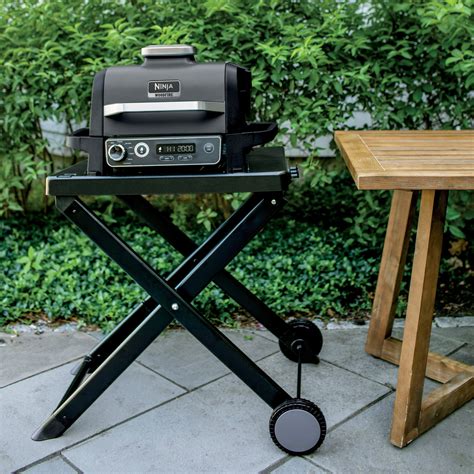 Customer Reviews: Ninja Woodfire Collapsible Outdoor Grill Stand Black XSKSTAND - Best Buy