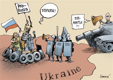 East Ukraine tensions | Globecartoon - Political Cartoons - Patrick ...