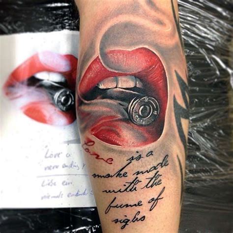 43 best Cute Red Lips Tattoo Designs images on Pinterest | Red lips tattoo, Tattoo designs and ...