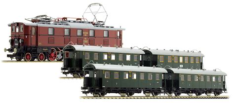 Fleischmann 481771 - German Passenger Train Set w. Electric Loco EP5 of the DRG (Sound)