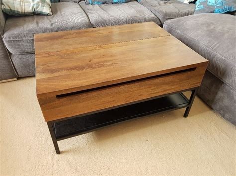 Lomond Lift Top Coffee Table with Storage, Mango Wood and Black | in Hove, East Sussex | Gumtree