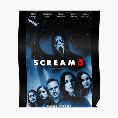 "Scream 5" Poster for Sale by WeasleyRobyn | Redbubble