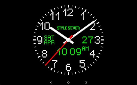 Analog Clock Live Wallpaper For Windows 7