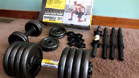 Unboxing Of Golds Gym 40 LBS Ddjustable Cast Dumbbell Set - YouTube