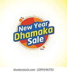 New Year Dhamaka Sale Logo Unit Stock Vector (Royalty Free) 2399196753 ...