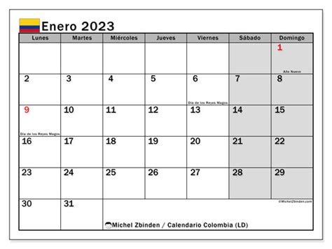 Programador 2023 Para Imprimir Con Festivos 2023 - IMAGESEE