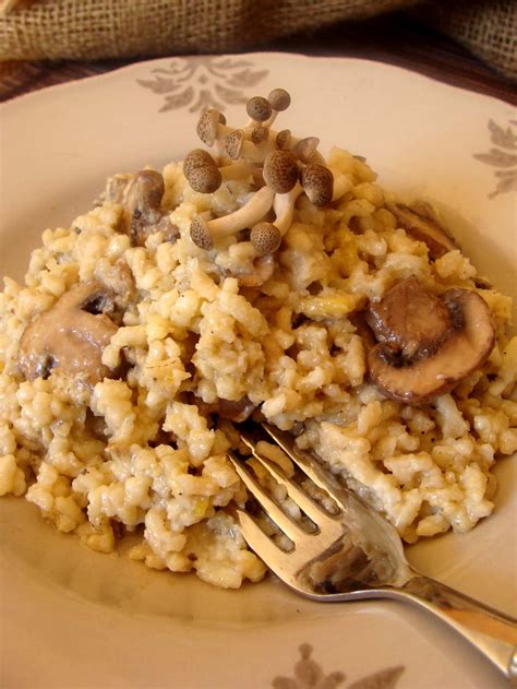 LekkerBek: Wild Mushroom Risotto with Truffle Oil