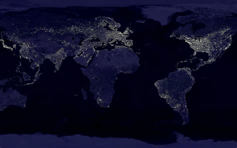 World at Night Wallpaper - WallpaperSafari