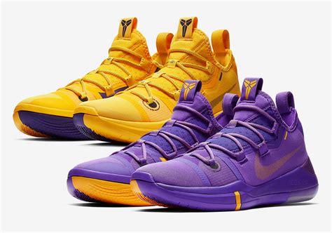 Nike Kobe AD Lakers Pack Gold Purple Release Info | SneakerNews.com