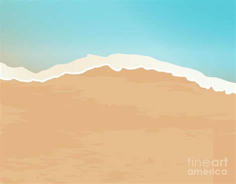 Sand And Surf Digital Art by Bigalbaloo Stock