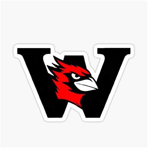 "Wesleyan University cardinals " Sticker for Sale by ecr1210 | Redbubble